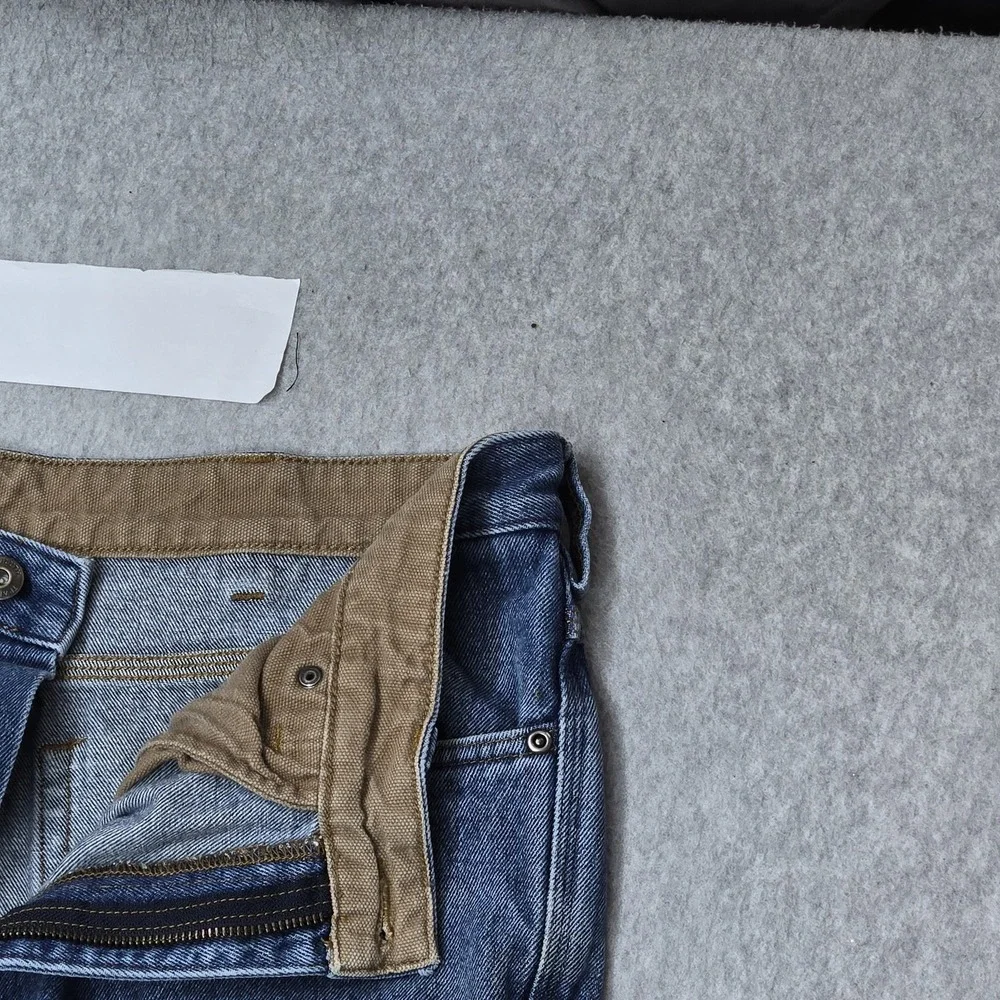 Duluth Trading Co Men Jeans 37X36 Blue Denim Ballroom Relaxed 34